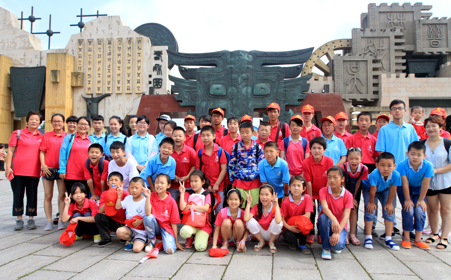 当大山遇上淹城 山里孩子体验纯正的春秋文化