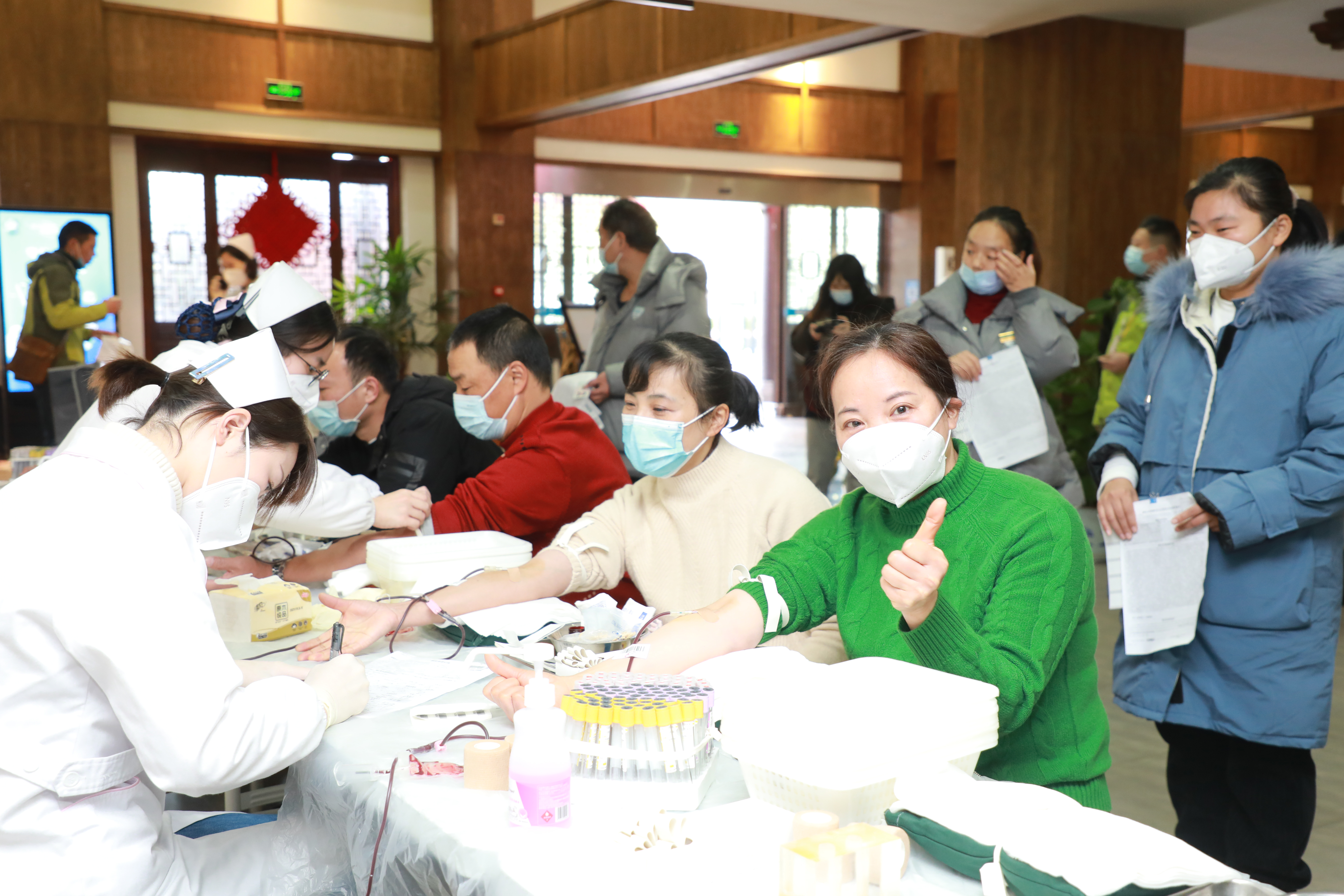 春秋淹城旅游区开展职工无偿献血活动