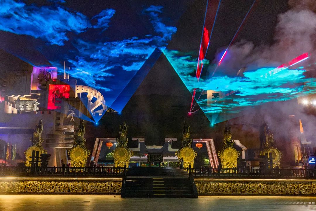 古韵新淹城，光影秀春秋丨灯光+演艺点亮一座不夜之城