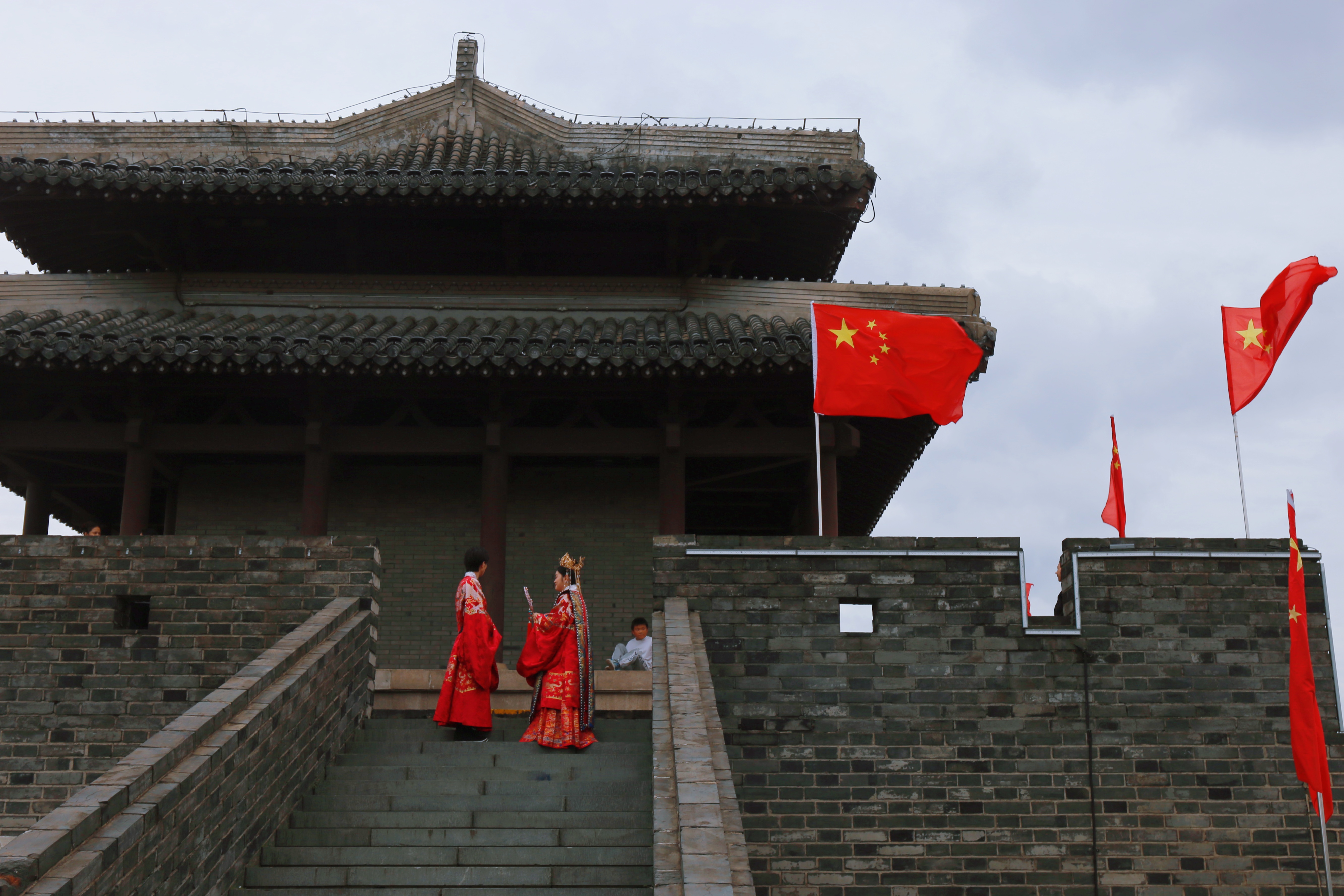 春秋淹城旅游区丨满城尽是中国红